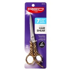 KISS - RED Straight Hair Shear 7.5" Length