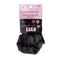 KISS - RED PREMIUM TOP KNOT TURBAN (BLACK) -Zoe Beauty Supply Shop Red HSFP11 Package Back Oct.22.2020 1800x1800 aac3e99e cbc8 484f b85a b7fcf2ca2747