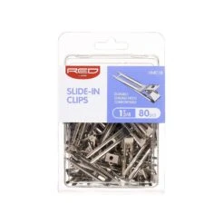 KISS - RED 1 3/4" SLIDE IN CLIP (80PCS)