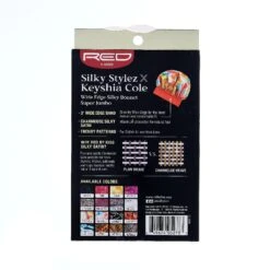 KISS - RED SILKY BONNET SJ TIE DYE 21 KISS - RED SILKY BONNET SJ TIE DYE -Zoe Beauty Supply Shop RedbyKiss HQ30 TD2 Package Back Oct.15.2021.edited 1800x1800 b6eb1d0f 830f 43dc 9913 09bdd36605fd