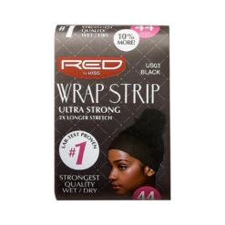 KISS - RED WRAP STRIPS BLACK 2.5' 40 PCS (1 Strip)