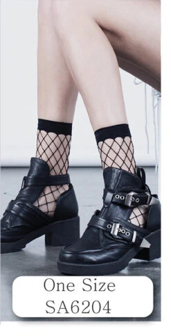 CCDC - LUV Fishnet Ankle Socks SA6204