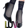 CCDC - LUV Fishnet Ankle Socks BLACK SA6206 2 CCDC - LUV Fishnet Ankle Socks BLACK SA6206 -Zoe Beauty Supply Shop SA6206