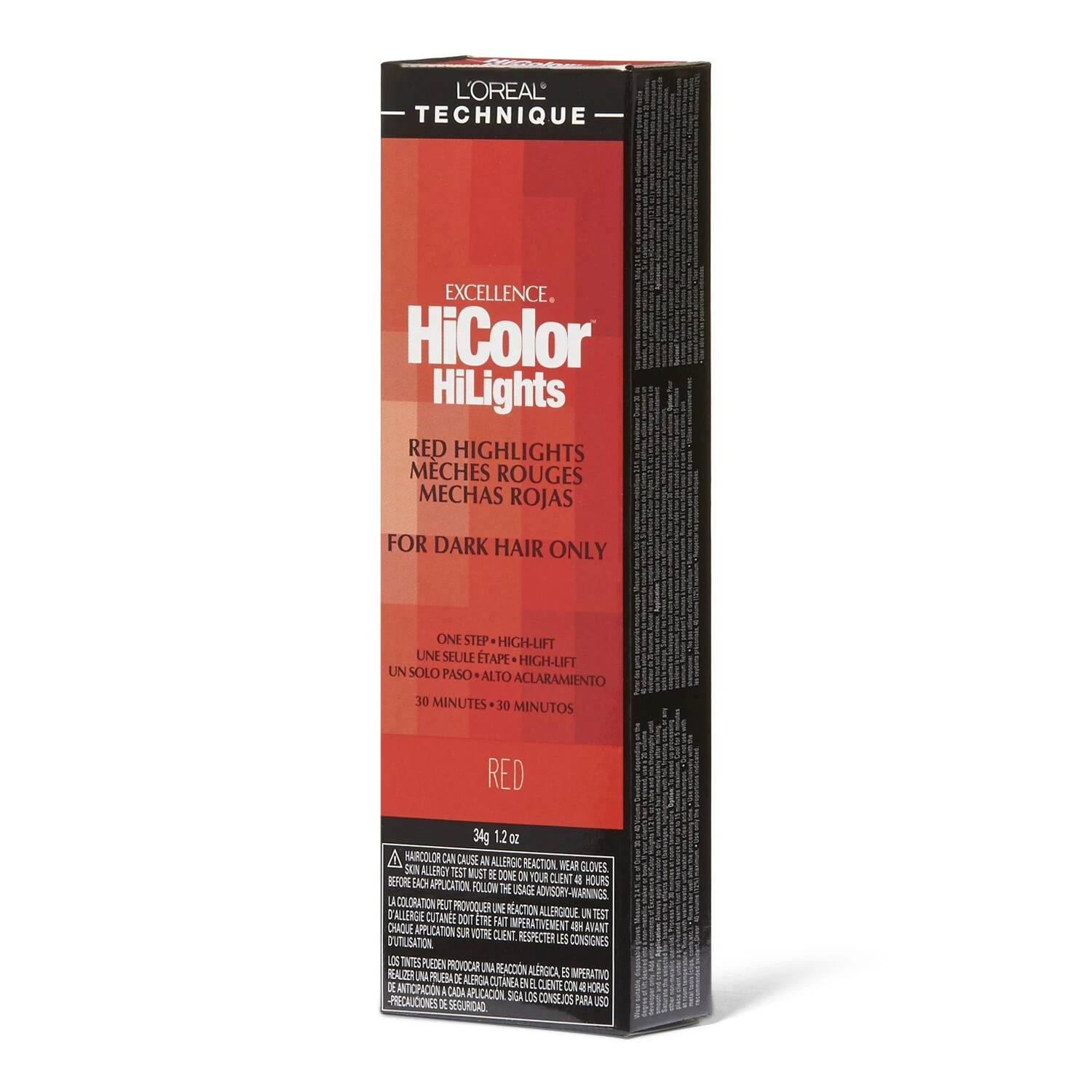 LOREAL - Excellence HiColor HiLights Red Highlights RED 1 LOREAL - Excellence HiColor HiLights Red Highlights RED