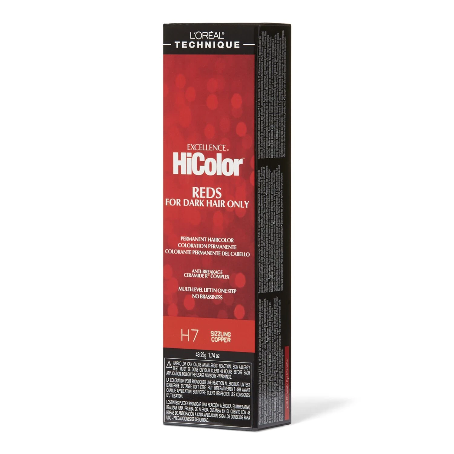 LOREAL - Excellence HiColor HiLights Red Highlights H7 SIZZLING COPPER 2 LOREAL - Excellence HiColor HiLights Red Highlights H7 SIZZLING COPPER - Image 2