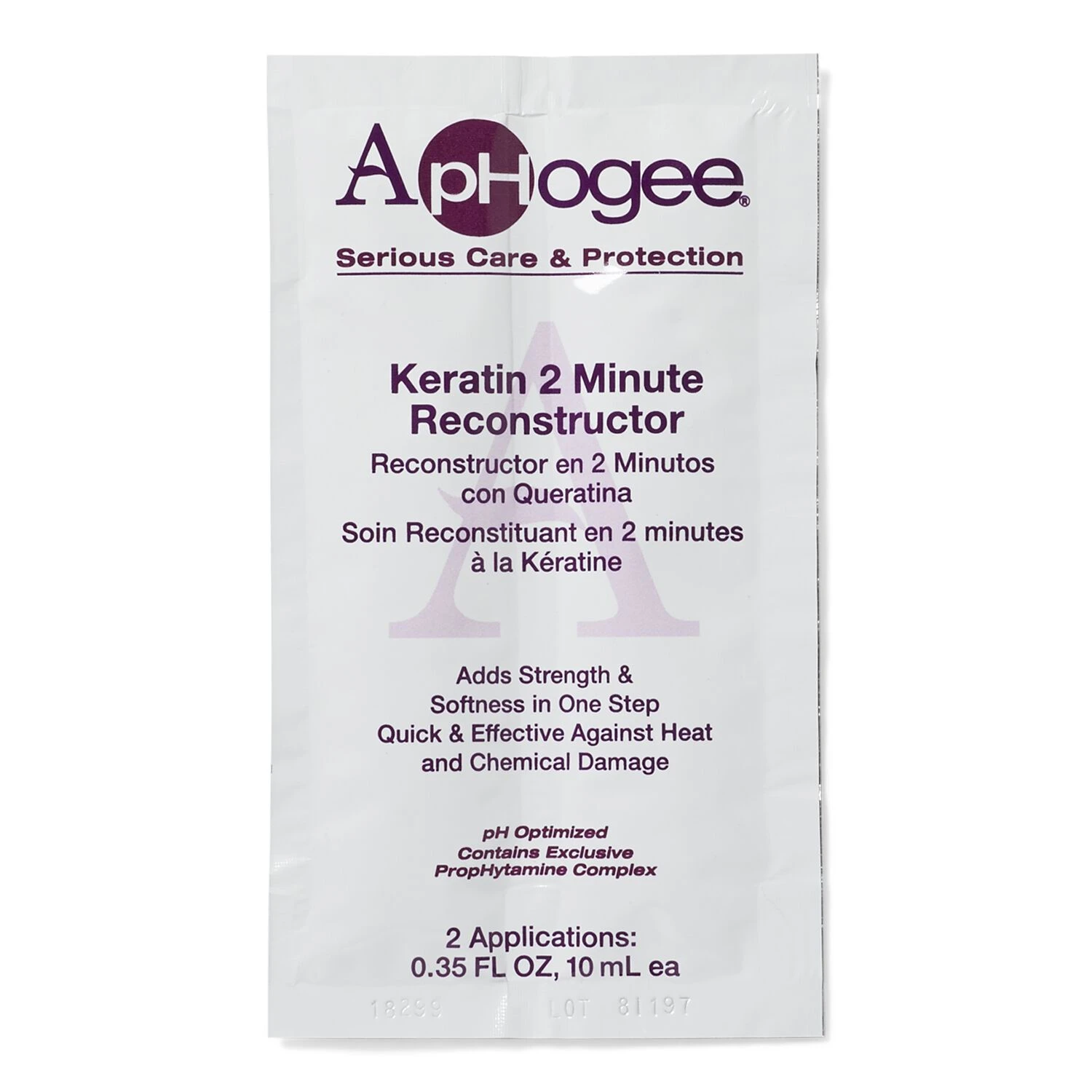 ApHogee - Keratin 2 Minute Reconstructor 3 ApHogee - Keratin 2 Minute Reconstructor - Image 3