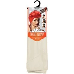 MAGIC COLLECTION - Satin Head Wrap 25"x72" SOLID (#SCA45) -Zoe Beauty Supply Shop SCA45IVO
