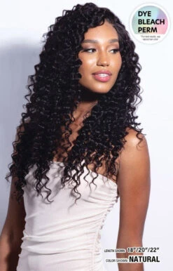 GLOSSY - 100% VIRGIN HUMAN DEEP WAVE BUNDLE -Zoe Beauty Supply Shop SDGXXX3 01