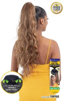 SECRECT POCKET - PONY PRO LOOSE WAVE 26" -Zoe Beauty Supply Shop SPISLOO 01