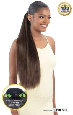 SECRET POCKET - PONY PRO SLEEK STRAIGHT 26" -Zoe Beauty Supply Shop SPISSLE 02