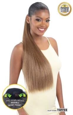 SECRET POCKET - PONY PRO SLEEK STRAIGHT 26"