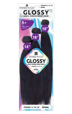 GLOSSY - 100% VIRGIN HUMAN STRAIGHT BUNDLE 11 GLOSSY - 100% VIRGIN HUMAN STRAIGHT BUNDLE -Zoe Beauty Supply Shop STGXXL3 PKG