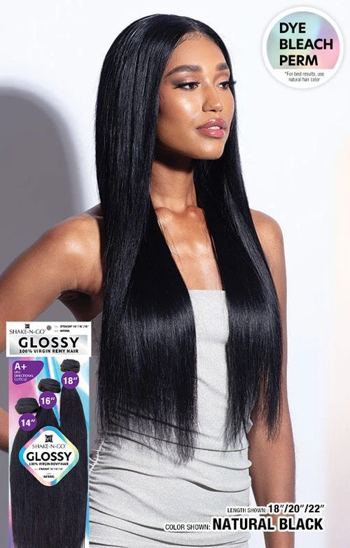 GLOSSY - 100% VIRGIN HUMAN STRAIGHT BUNDLE 3 GLOSSY - 100% VIRGIN HUMAN STRAIGHT BUNDLE - Image 3