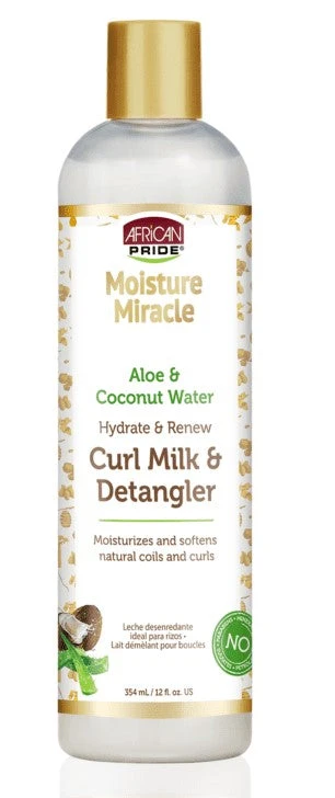 African Pride - Moisture Miracle Curl Milk & Detangler 2 African Pride - Moisture Miracle Curl Milk & Detangler - Image 2