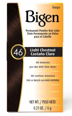 Bigen - Permanent Powder Hair Color 46 Light Chestnut
