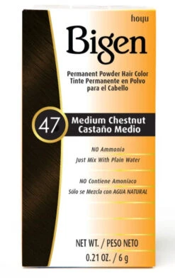 Bigen - Permanent Powder Hair Color 47 Medium Chestnut