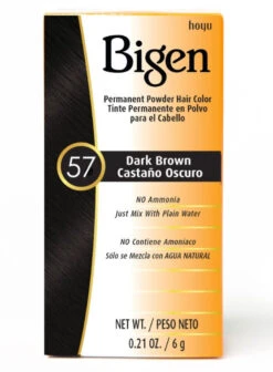 Bigen - Permanent Powder Hair Color 57 Dark Brown