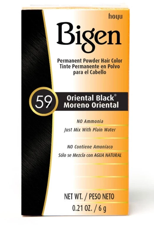 Bigen - Permanent Powder Hair Color 59 Oriental Black 1 Bigen - Permanent Powder Hair Color 59 Oriental Black