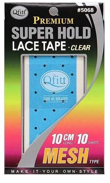 Qfitt - Premium Super Hold Lace Tape Clear Mesh Type 1 Qfitt - Premium Super Hold Lace Tape Clear Mesh Type