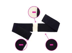 MAGIC COLLECTION - Swiss Lace Center Patching Wig Band Black