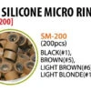EVE HAIR - 3mm Premium Silicone Micro Ring 200 Pieces -Zoe Beauty Supply Shop Screenshot2022 06 24145027