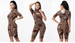 ELLIE & KATE - Leopard Active Outfit Set CNT-502