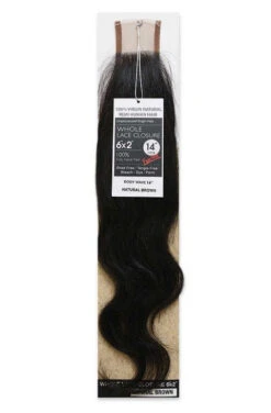 SENSUAL - NATURAL LACE CLOSURE 6X2 BODY WAVE
