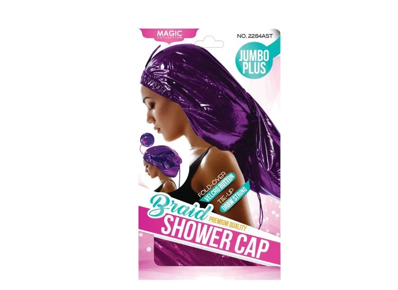 MAGIC COLLECTION - Braid Shower Cap Premium Quality Jumbo Plus ASSORTED 3 MAGIC COLLECTION - Braid Shower Cap Premium Quality Jumbo Plus ASSORTED - Image 3