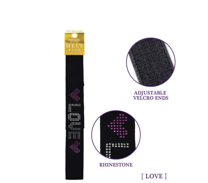 MAGIC COLLECTION - HALO Rhinestone Melt Band LOVE 1 MAGIC COLLECTION - HALO Rhinestone Melt Band LOVE