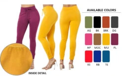 DODO - Basic Fleece Seamless Jogger Leggings With Pocket