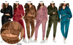 DODO - Velour Hoodie Jacket & Jogger Set