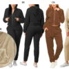 DODO - FLEECE FRONT ZIP HOODIE & PANTS SET