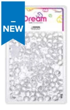 DREAM WORLD - HAIR BEADS MEDIUM ASSORTED (BR3000C)