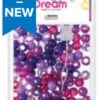 DREAM WORLD - HAIR BEADS MEDIUM MIX PURPLE (BR3000MPP)