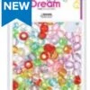 DREAM WORLD - HAIR BEADS MEDIUM PASTEL CLEAR ASSORTED (BR3000PCA) -Zoe Beauty Supply Shop Screenshot2023 02 17232306