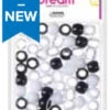 DREAM WORLD - HAIR BEADS LARGE BLACK WHITE CLEAR (BR2800BWC) -Zoe Beauty Supply Shop Screenshot2023 02 17234325