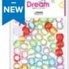 DREAM WORLD - HAIR BEADS LARGE PASTEL CLEAR ASSORTED (BR2800PCA) -Zoe Beauty Supply Shop Screenshot2023 02 17235458