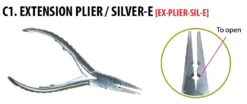 EVE HAIR - ULTRA PREMIUM EX-PLIER SILVER E