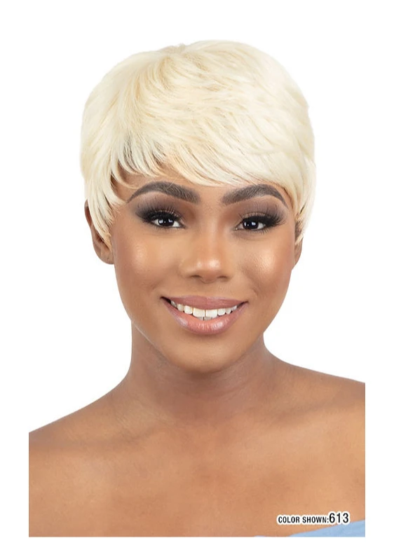 MAYDE - MOCHA HUMAN HAIR BLEND WIG JAVA 3 MAYDE - MOCHA HUMAN HAIR BLEND WIG JAVA - Image 3
