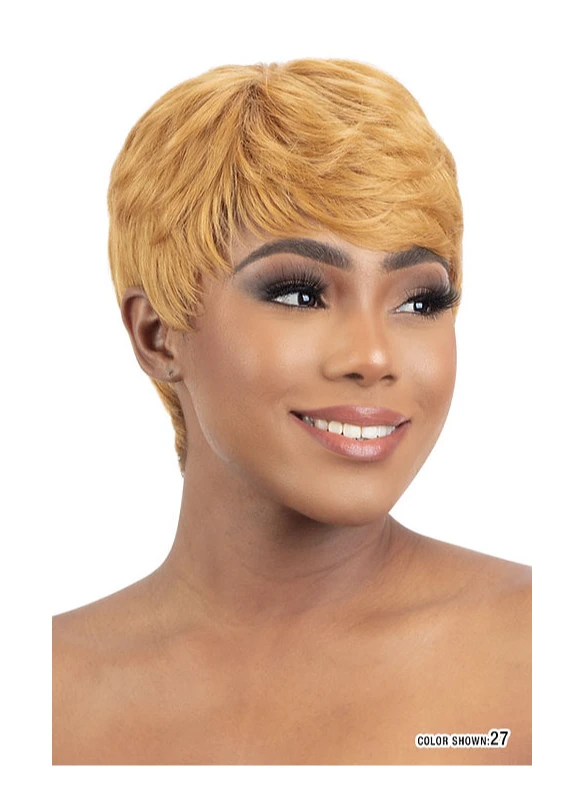 MAYDE - MOCHA HUMAN HAIR BLEND WIG JAVA 4 MAYDE - MOCHA HUMAN HAIR BLEND WIG JAVA - Image 4
