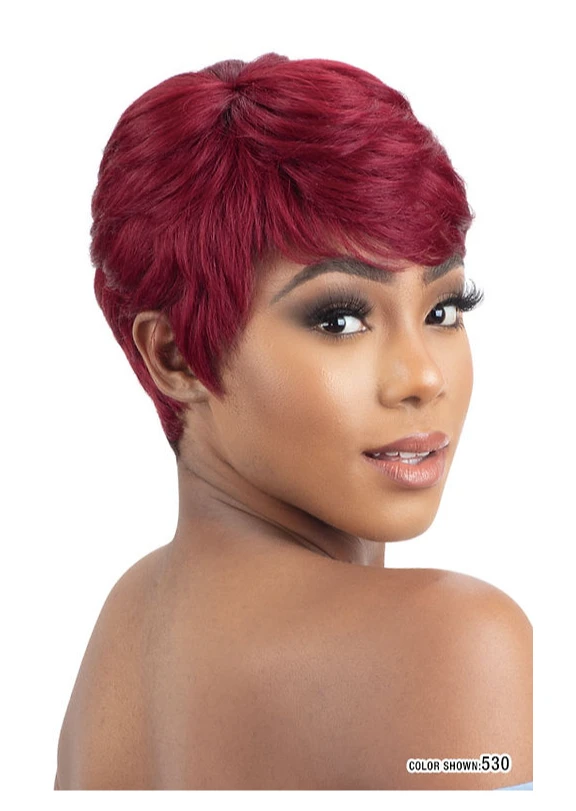 MAYDE - MOCHA HUMAN HAIR BLEND WIG JAVA 6 MAYDE - MOCHA HUMAN HAIR BLEND WIG JAVA - Image 6