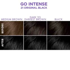 SoftSheen Carson - Dark & Lovely Go Intense! #21 ORIGINAL BLACK 21 SoftSheen Carson - Dark & Lovely Go Intense! #21 ORIGINAL BLACK -Zoe Beauty Supply Shop Soft Sheen Carson Dark And Lovely Go Intense Original Black Enhanced Image 075285008706 AV15