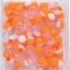 BEAUTY COLLECTION - Round Medium Hair Bead Neon/Clear (#TONNORA) -Zoe Beauty Supply Shop TONNORA