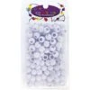 BEAUTY COLLECTION - Round Hair Bead 1 Tone WHITE #TONWHI -Zoe Beauty Supply Shop TONWHI