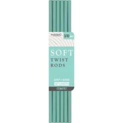 MAGIC COLLECTION - 3/10" 10" Soft Twist Rods 6PCs GREEN