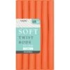 MAGIC COLLECTION - 5/8" 7" Soft Twist Rods 6PCs ORANGE -Zoe Beauty Supply Shop TRS3