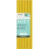 MAGIC COLLECTION - 3/8" 7" Soft Twist Rods 6PCs YELLOW -Zoe Beauty Supply Shop TRS6