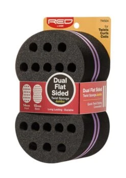 KISS - RED TWIST SPONGE JUMBO FLAT DOUBLE SIDE