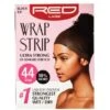 KISS - RED WRAP STRIPS BLACK 3.5' 44 PCS BOX -Zoe Beauty Supply Shop US01
