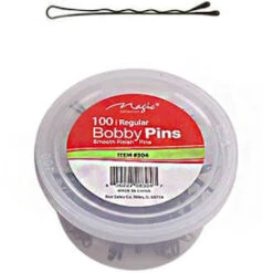 MAGIC COLLECTION - 100 Black Bobby Pins REGULAR -Zoe Beauty Supply Shop Unknown e6f601bb 4dfe 42f9 8b0f d3c06545f19b